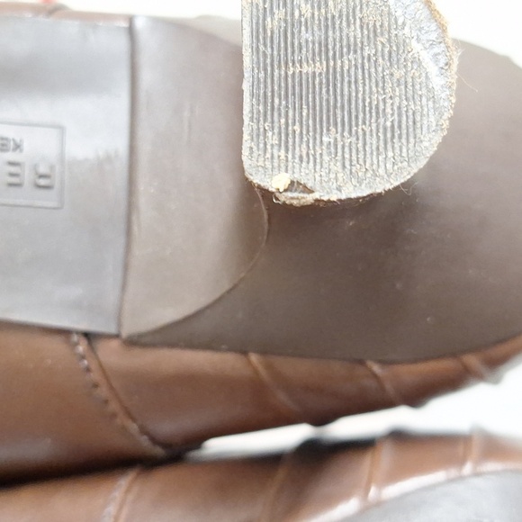 KENNETH COLE REACTION 9M GOOD DAY LEATER DRESS SHOES BROWN - Picture 6 of 10